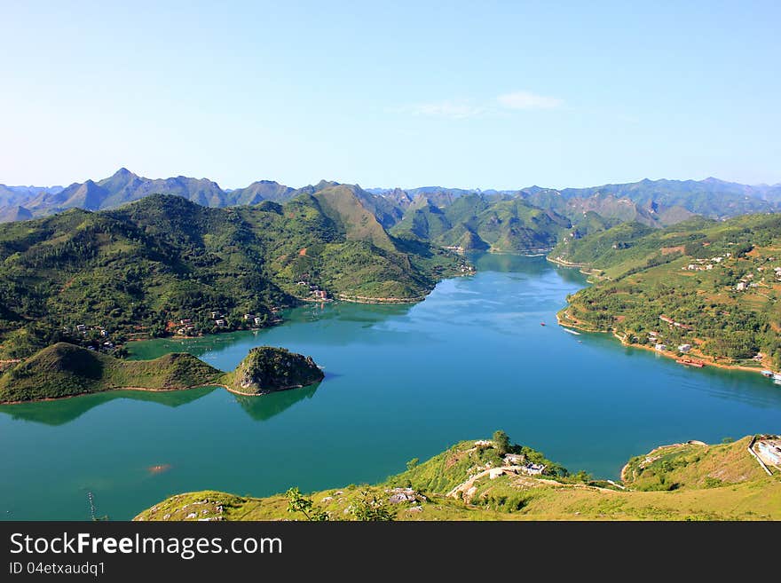 Shot in yantan town guangxi province,china. Shot in yantan town guangxi province,china