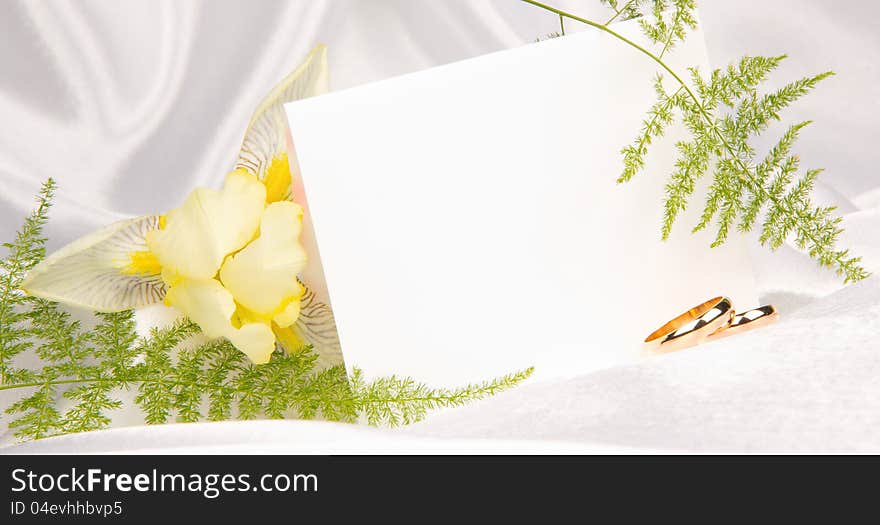 Wedding card for text