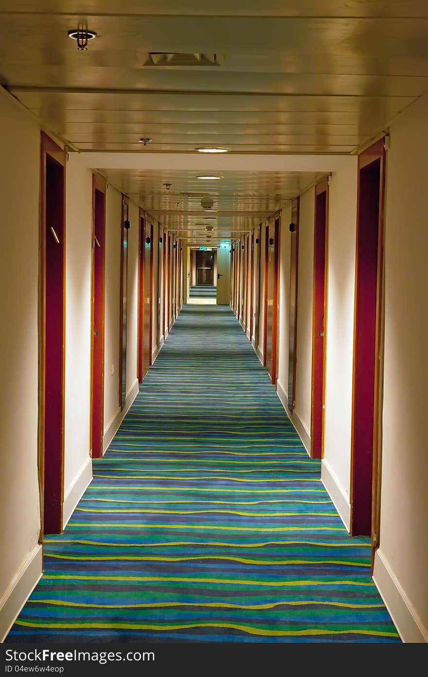 Hotel corridor