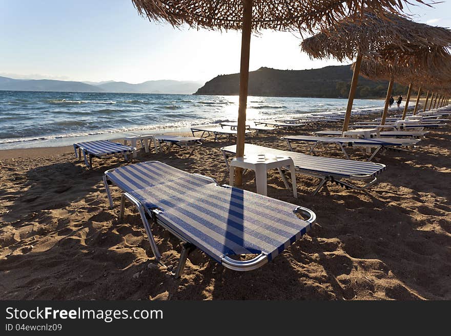 Beach chairs