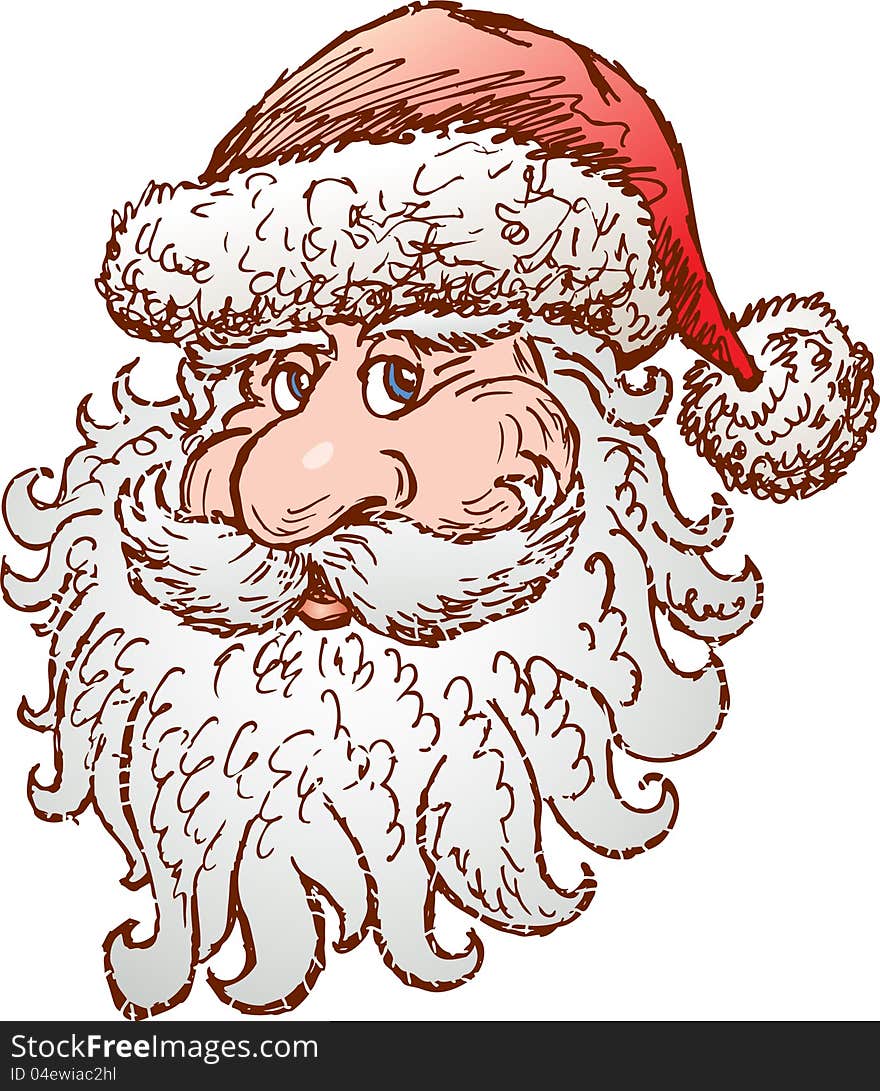 Head of Santa Claus