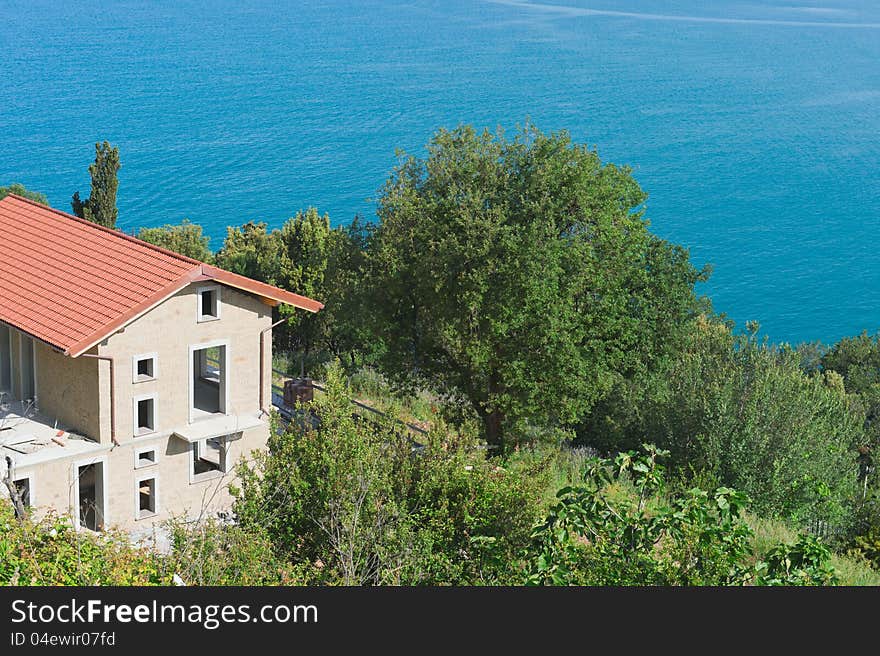 Church on the coast of Cilento. Church on the coast of Cilento