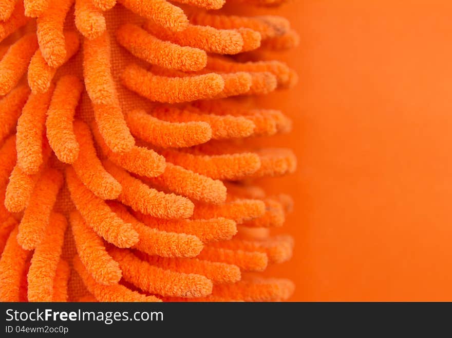 Close up image of mop texture. Close up image of mop texture