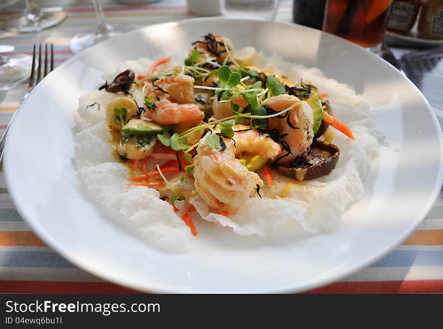 Asian Shrimp Salad