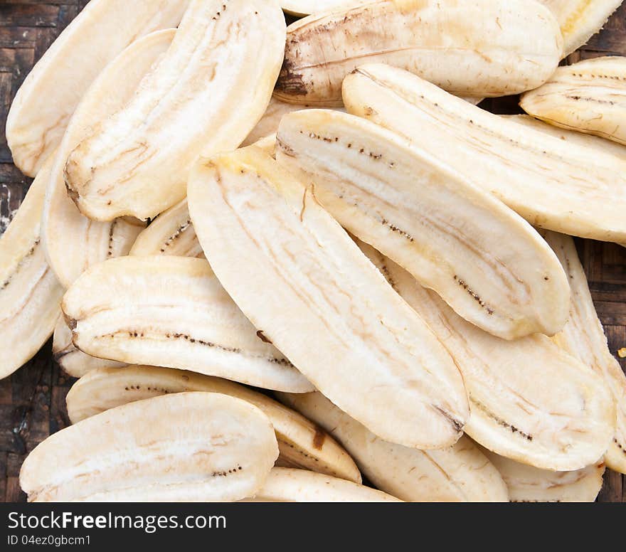 Dried banana is Cultivated banana