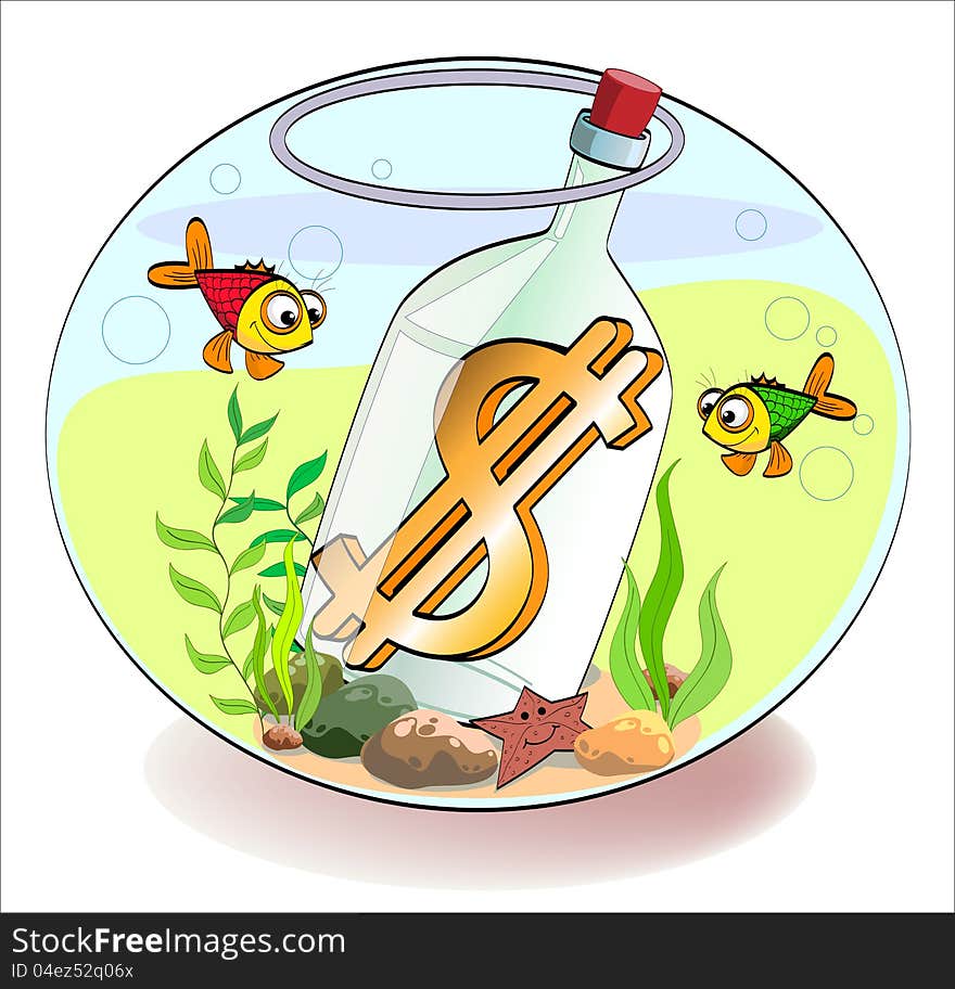 Dollar In A Bottle