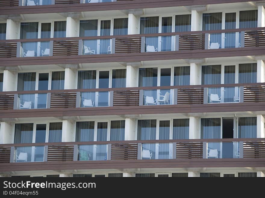 Facade of a contemporary urban apatment building. Facade of a contemporary urban apatment building