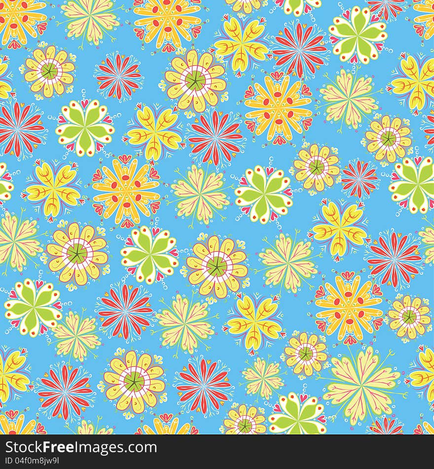 Fun flower background