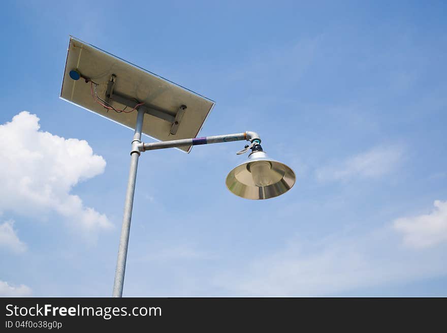 Solar Cell Lamp At Thailand