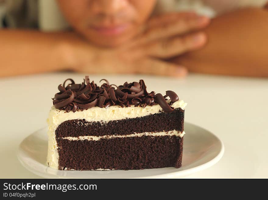 The Man And  Chocolate Cake