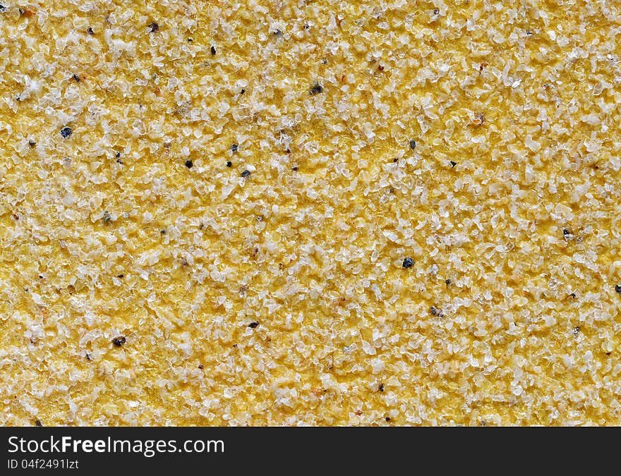 Close-up of wood sandpaper sheet