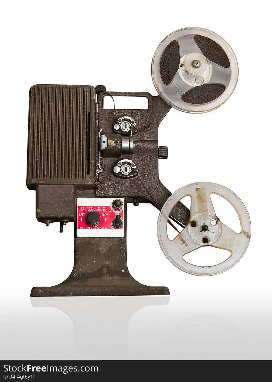 Analogue  Movie Projector With Reels