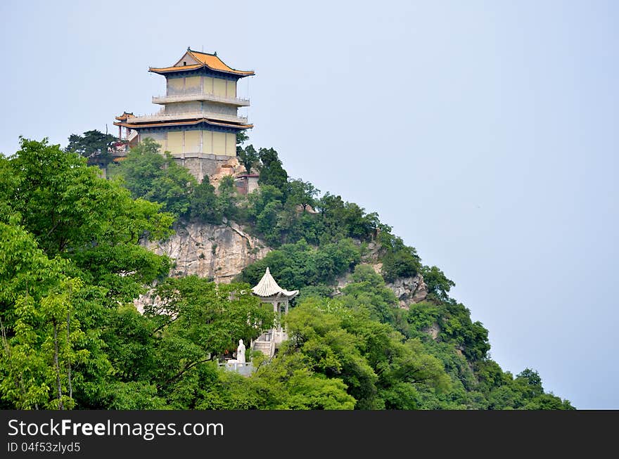 This is the scenery of the southern mountain，the legends of ancient China， some recluse scholars lives here。Taken in xian, China. This is the scenery of the southern mountain，the legends of ancient China， some recluse scholars lives here。Taken in xian, China