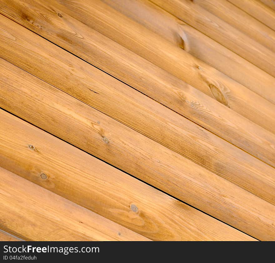 Diagonal Wood Planks As Background