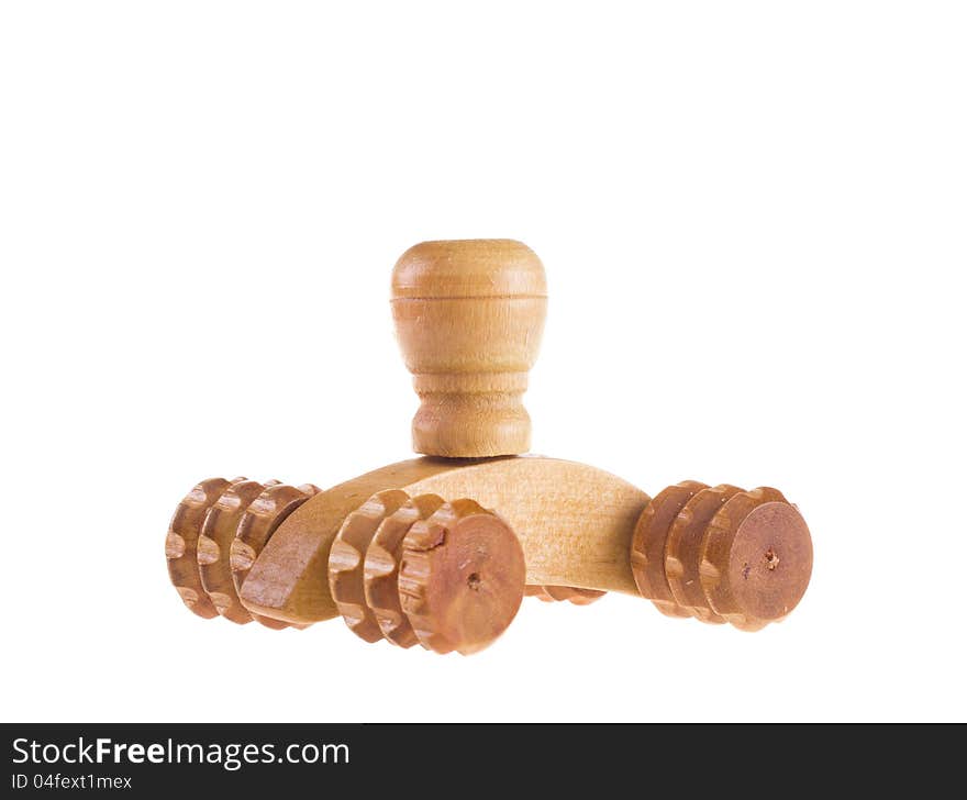 Wooden massage tool