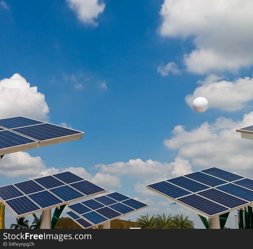 Solar Energy Power Plant.