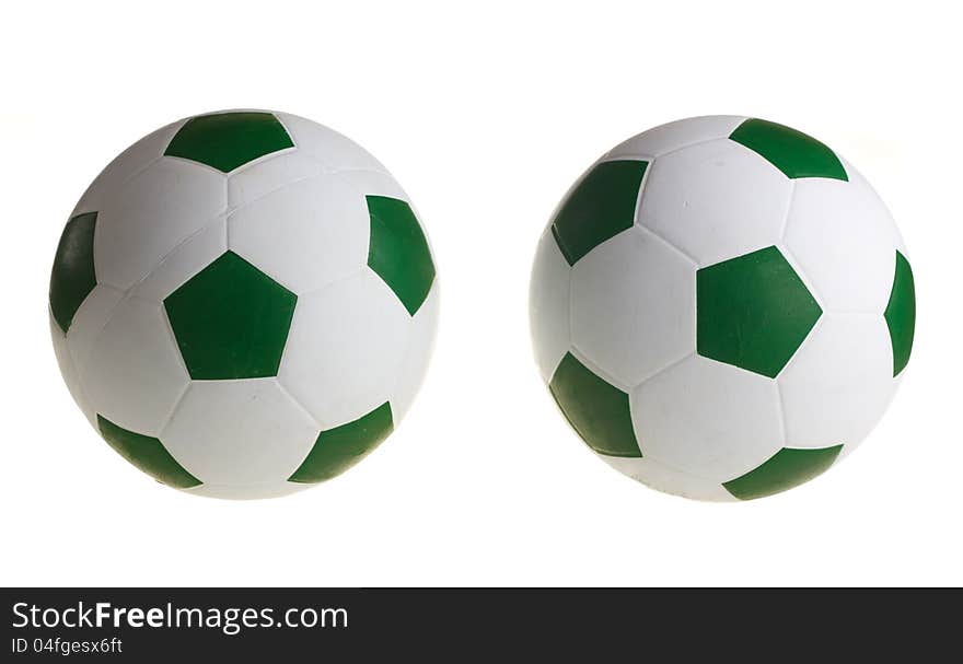 Football. Isolated on white background.