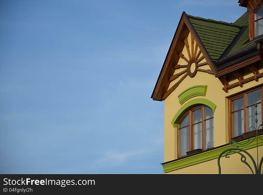 Ornamental Part Of Building In Komarno