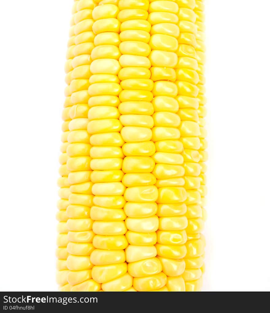 Corn isolated on a white background