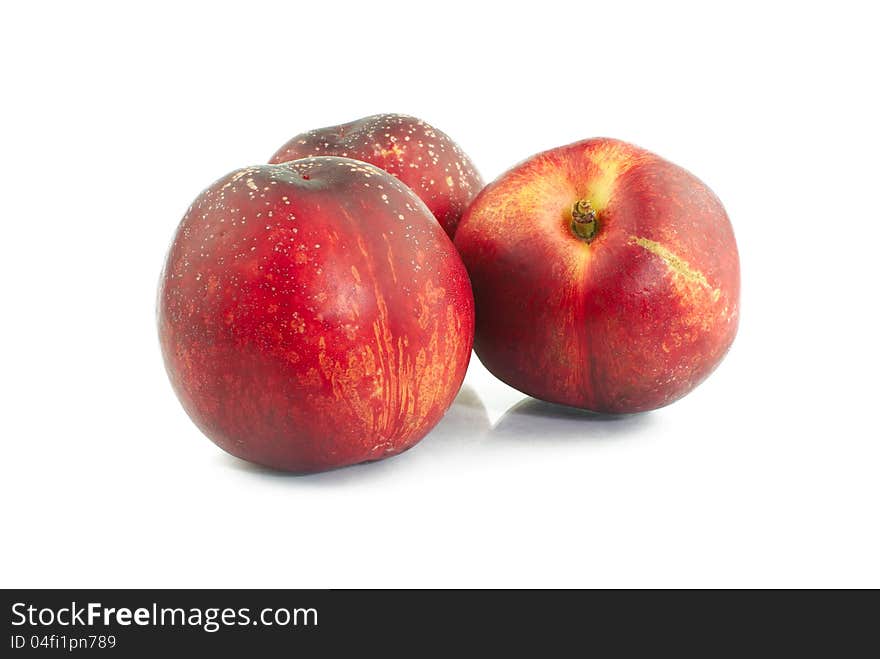 Three nectarines