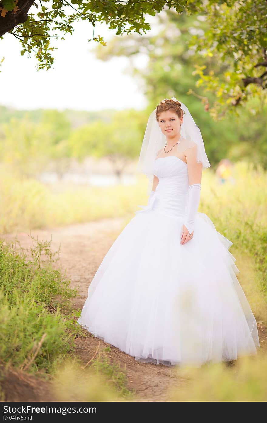 Beautiful Bride On The Nature