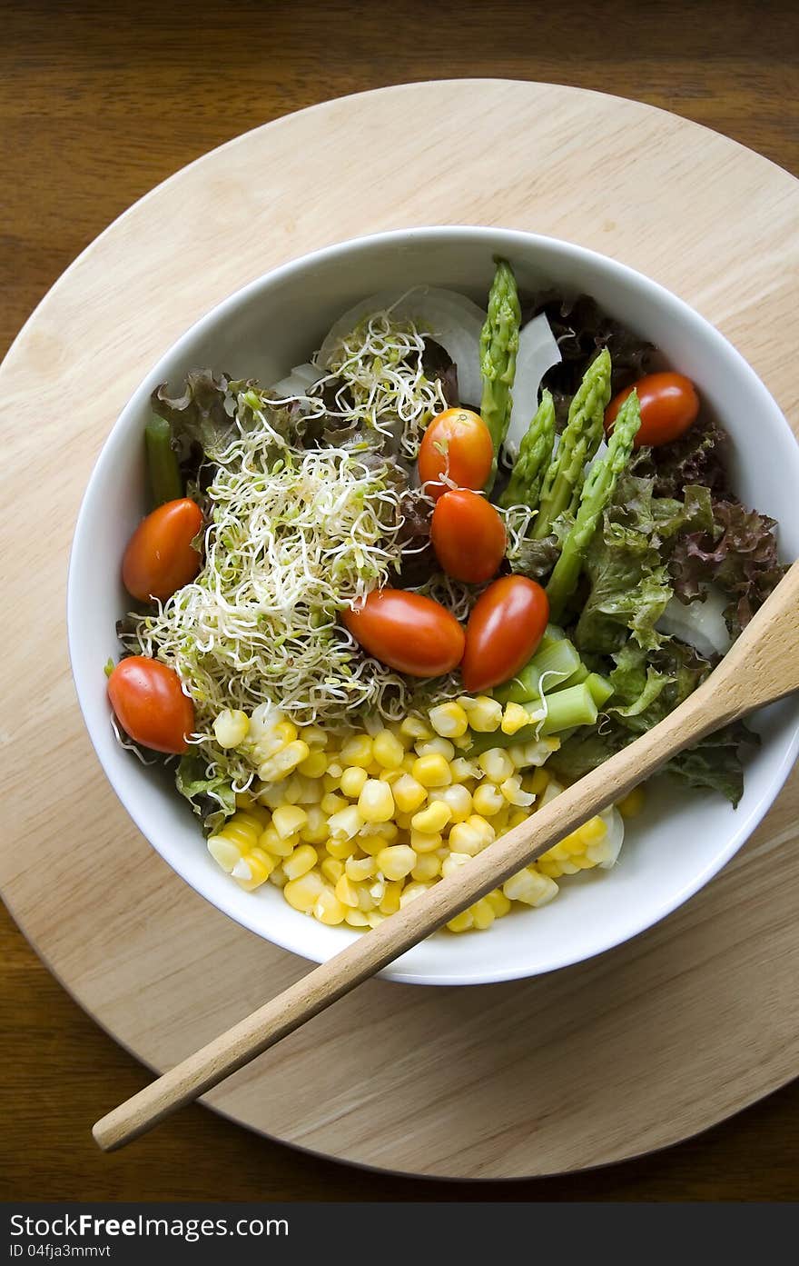 Healthy food mixed green salad in bowl. Healthy food mixed green salad in bowl