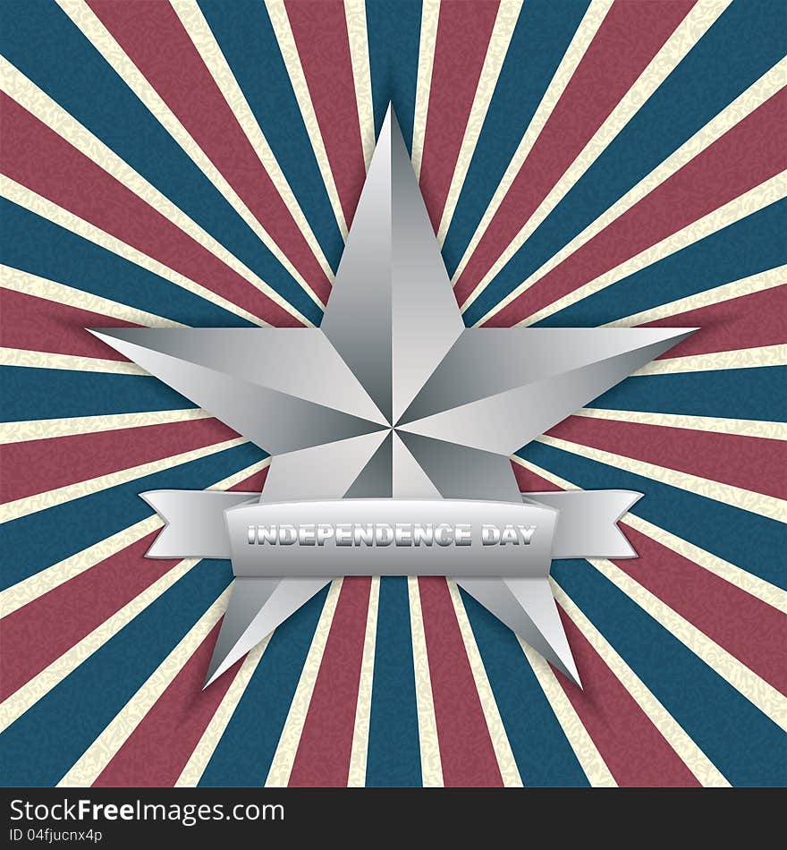 Independence day background.Holiday vector