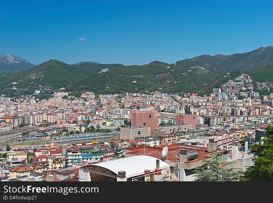 Landscape of Salerno - the gulf