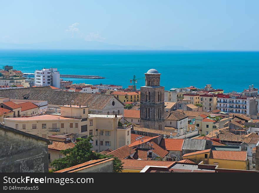 Landscape of Salerno - Cathedral Tower