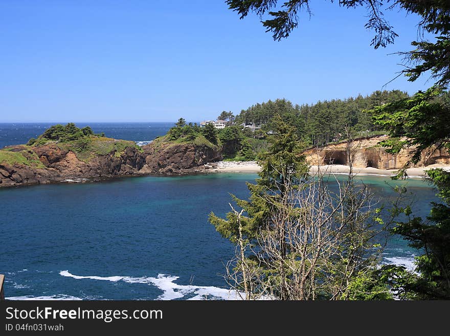 Military Bunkers On Oregon Beach