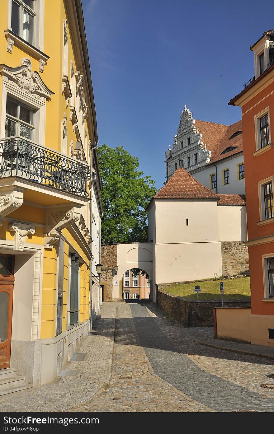 Bautzen, Saxony, Germany - burg alley