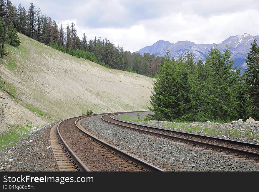 Canadian railway.