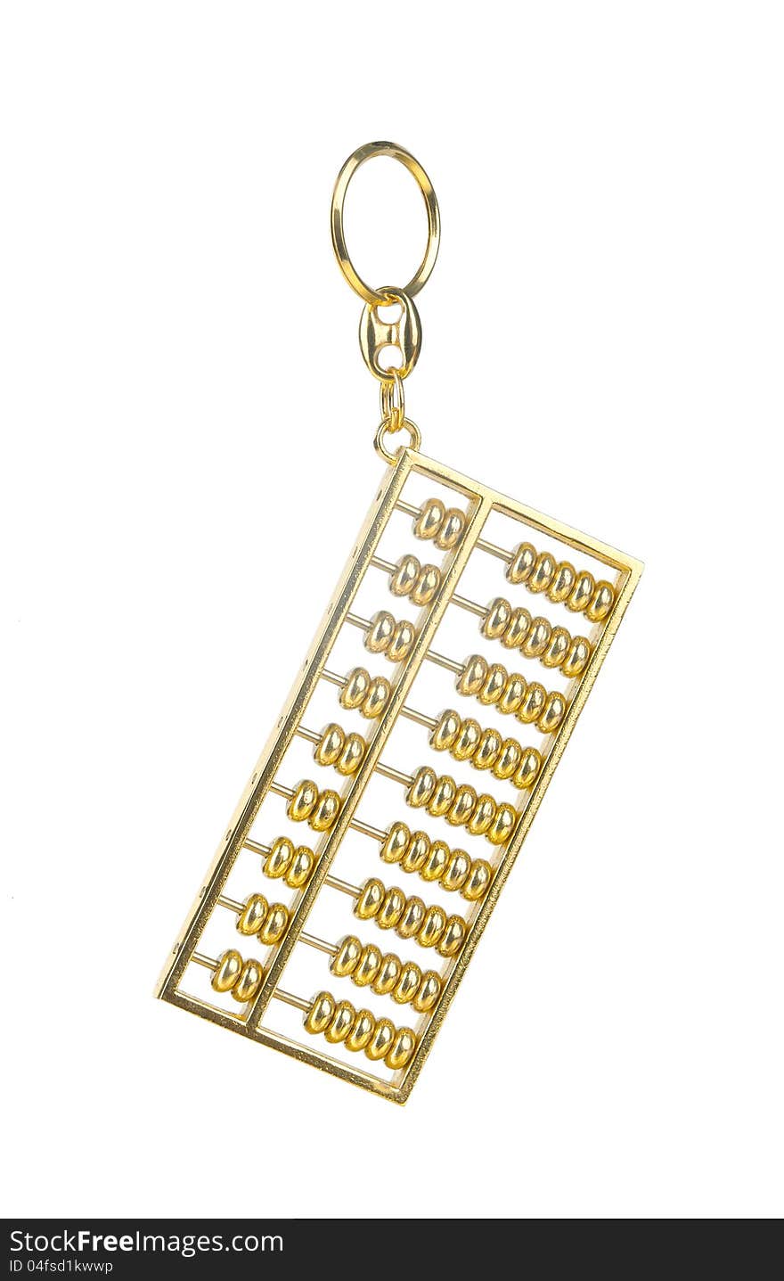 Abacus key chain