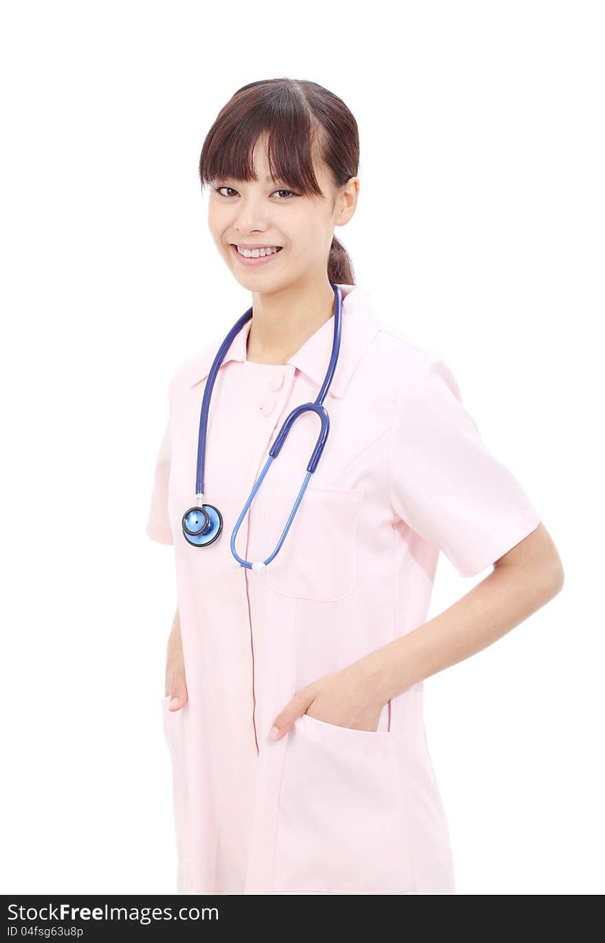 Young asian female nurse