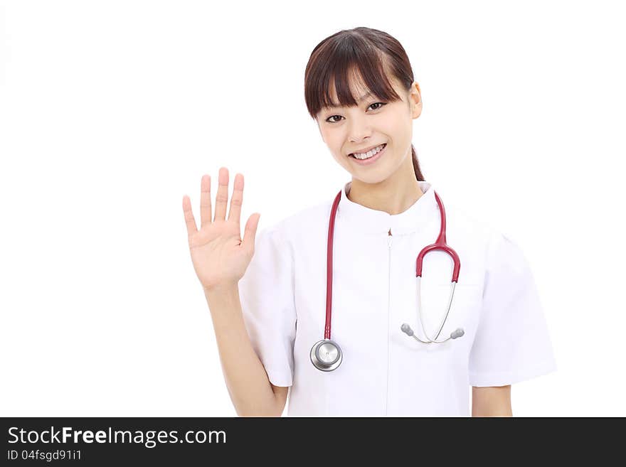 Young asian female nurse