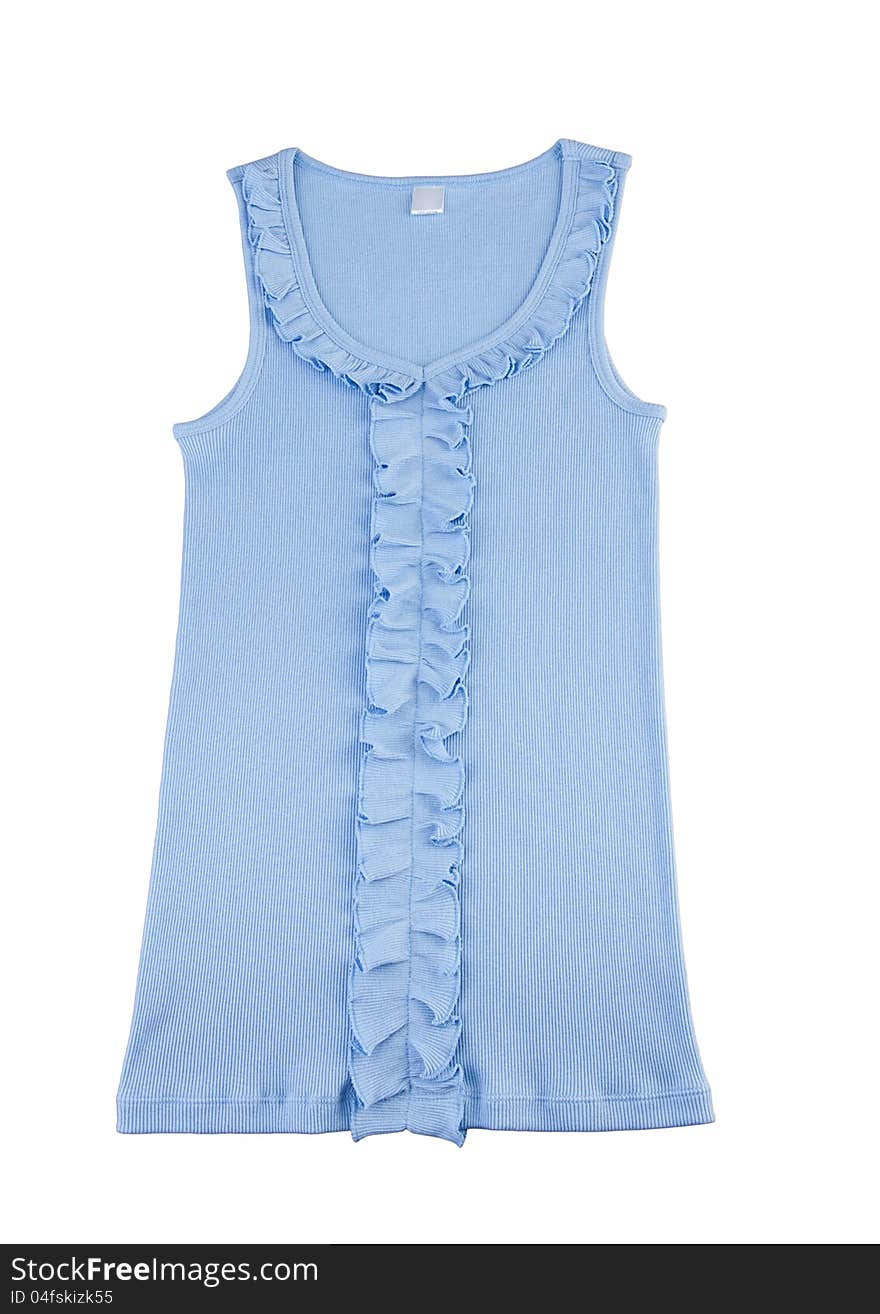 Casual blue singlet for your relaxing day. Casual blue singlet for your relaxing day