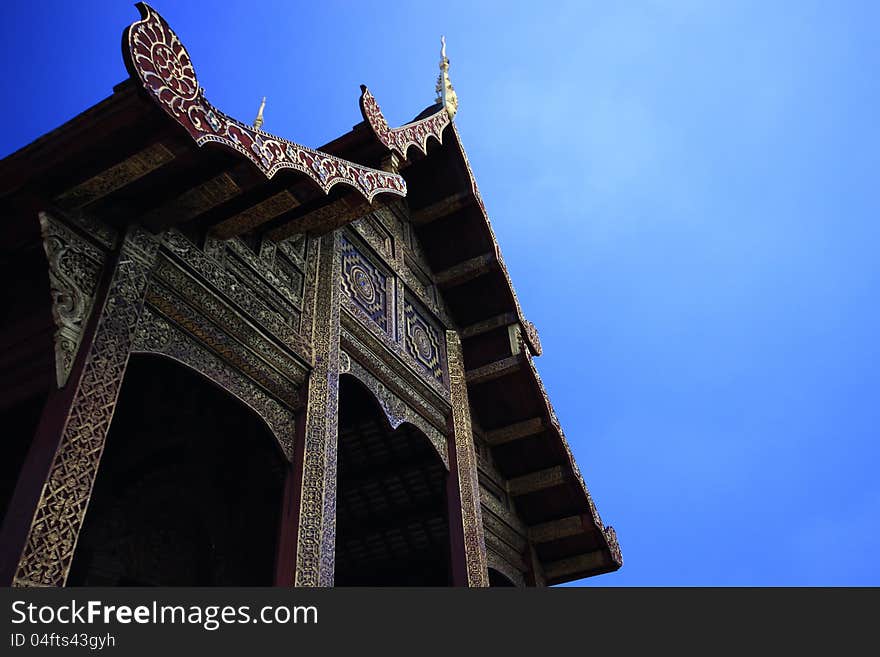 Prasing temple is at Chiangmai in Thailand , it's very beautiful. Prasing temple is at Chiangmai in Thailand , it's very beautiful