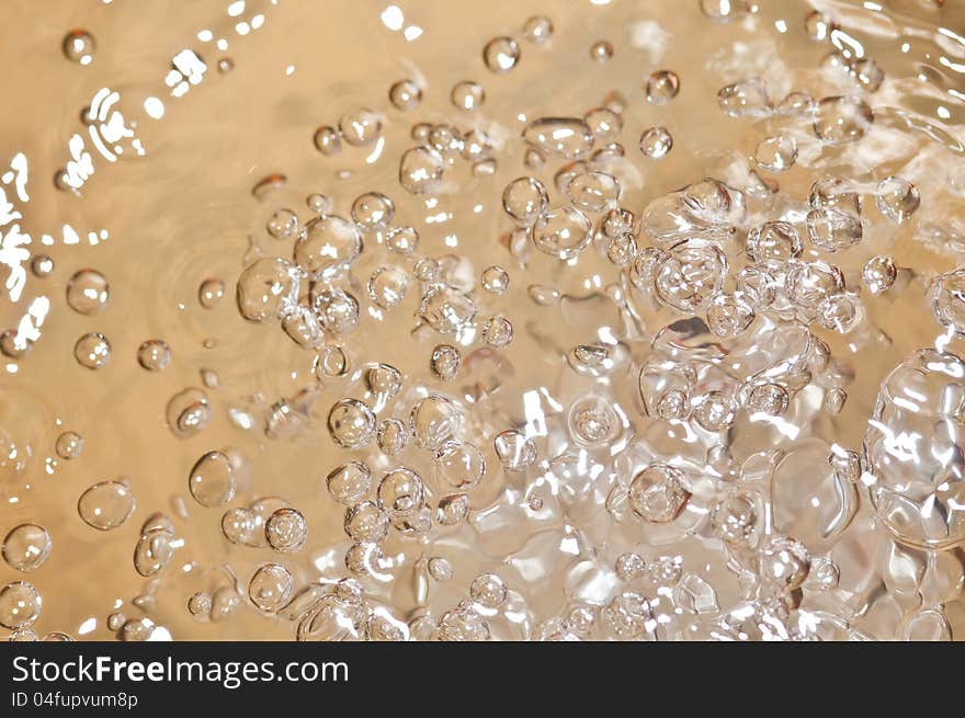 Abstract background of air bubble