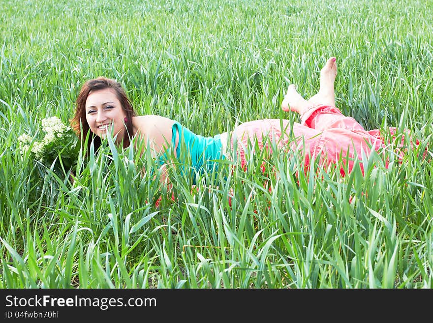 Woman In The Field