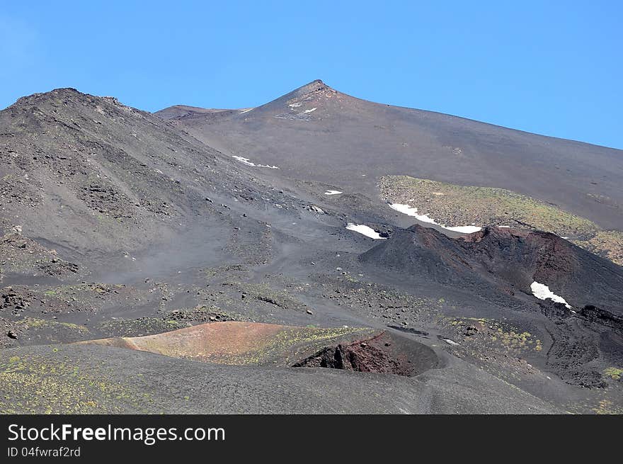 Volcano Etna.