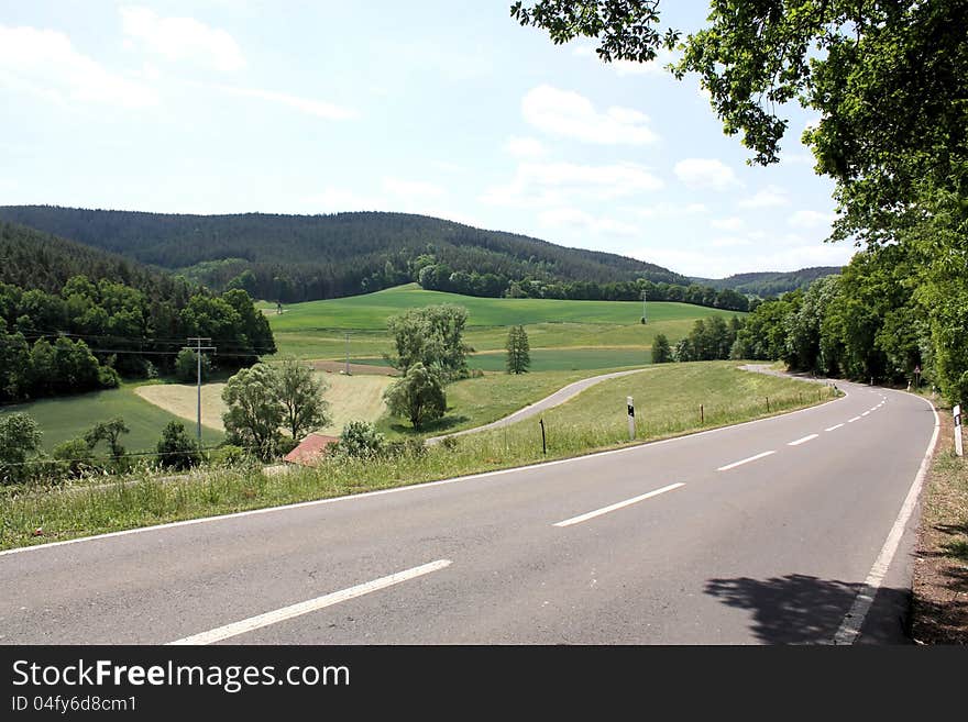 Landscape in Thuringia