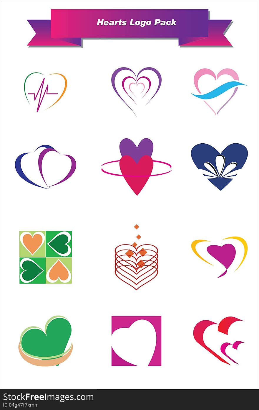 Hearts Logo Pack