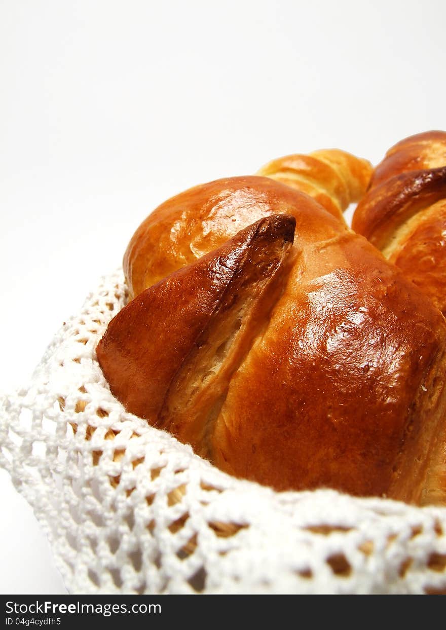 Homemade croissants, food theme shot made at home