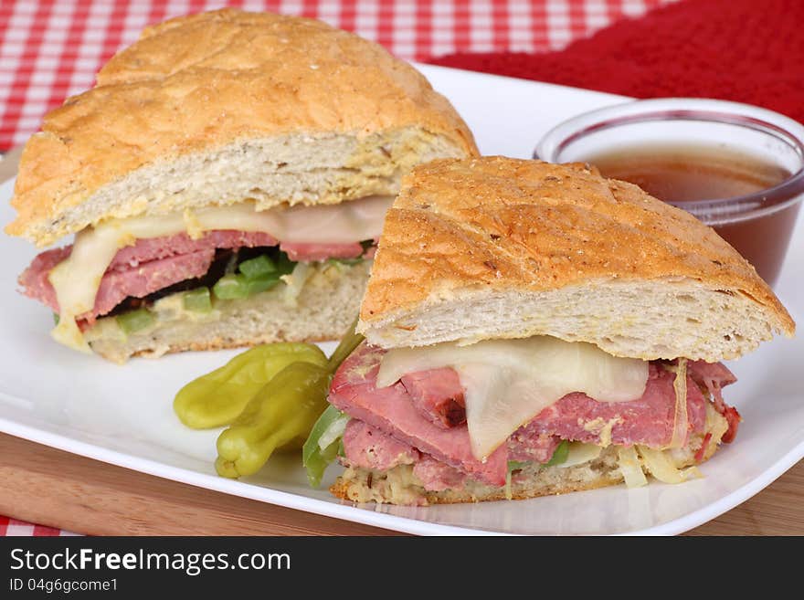 Beef and Cheese Sandwich