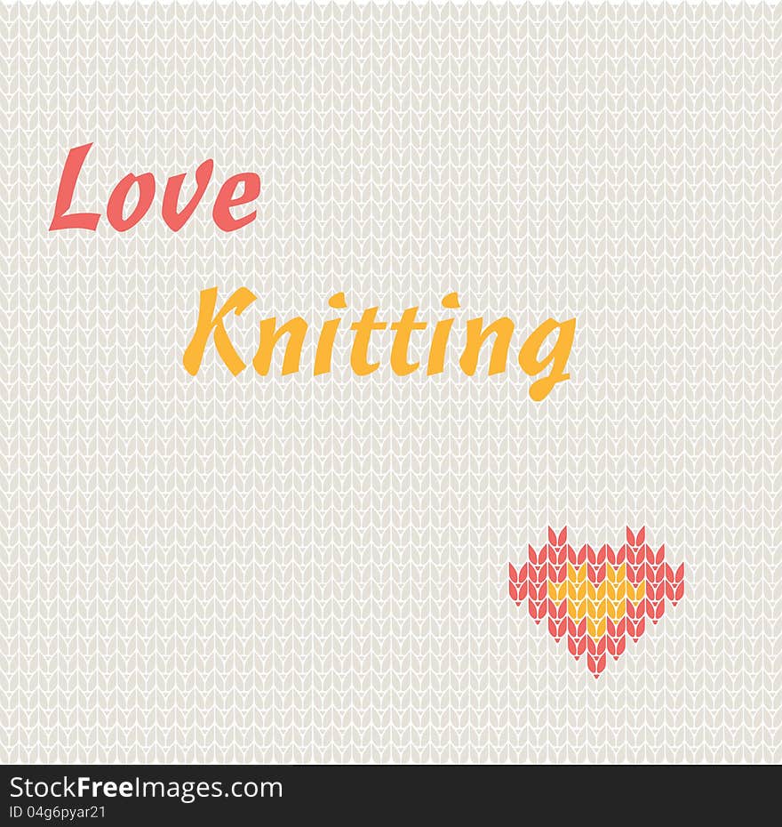 Love knitting