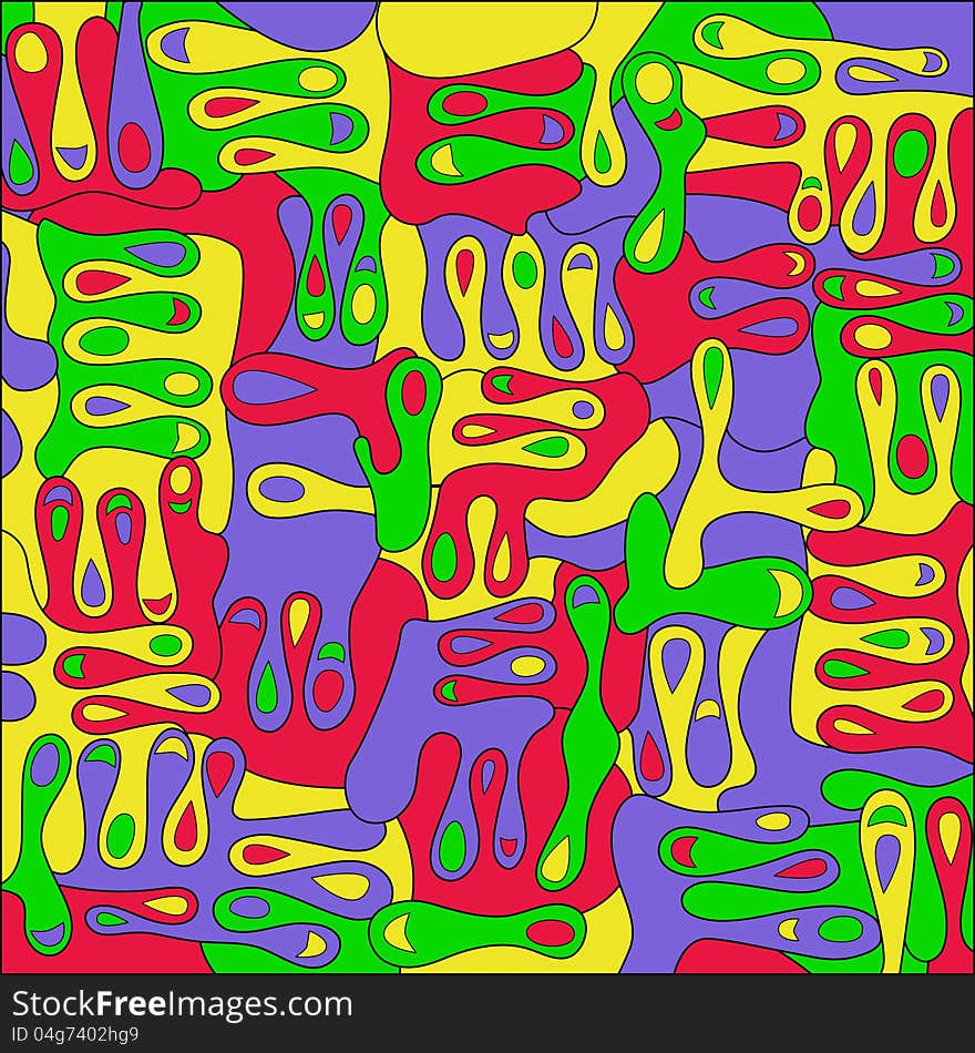 Bright blots background. Vector illustration.