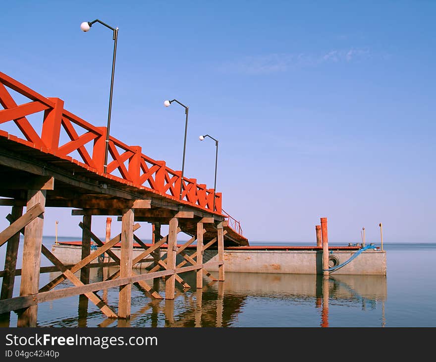 Red pier