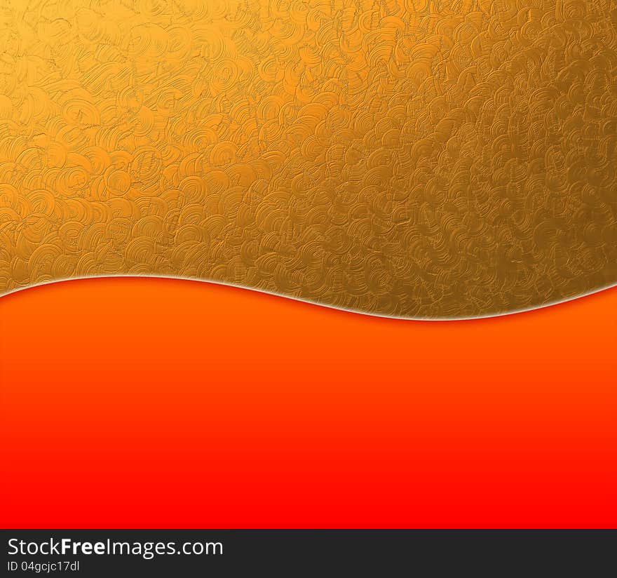 Abstract gold and red background, texture