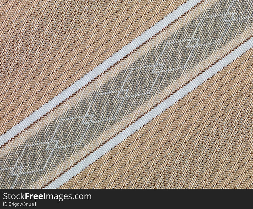 Brown and beige retro fabric texture detail