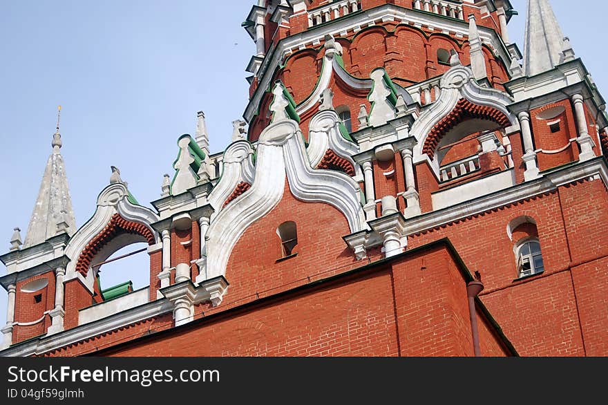 Moscow Kremlin Tower Detail